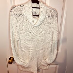 Chicos Size 2 Turtleneck knit sweater